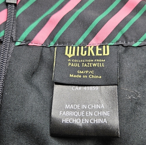 Wicked from Paul Tazewell Bubble Skirt Small Pink Green - Picture 5 of 11